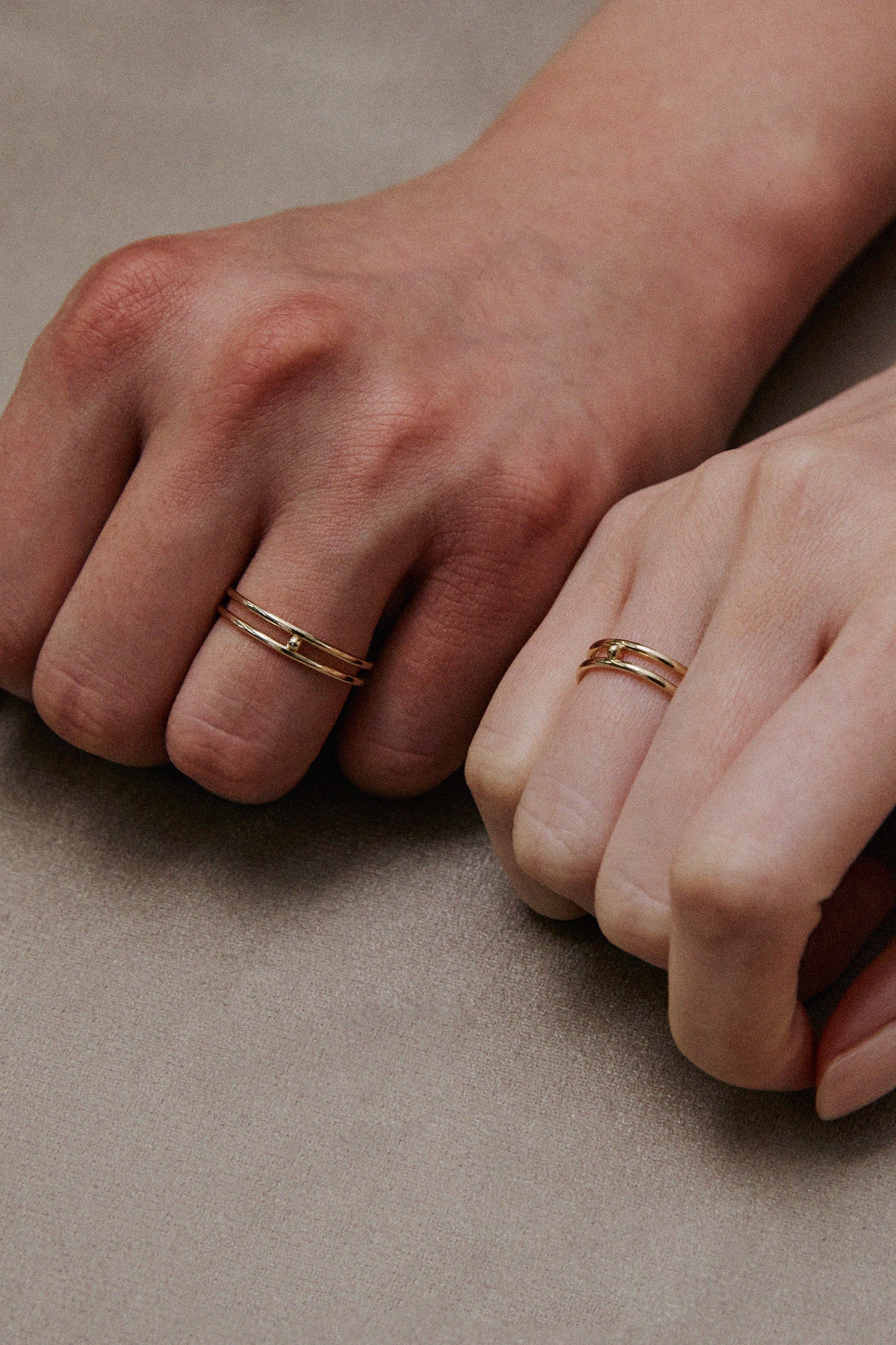 10K黄金完美戒指