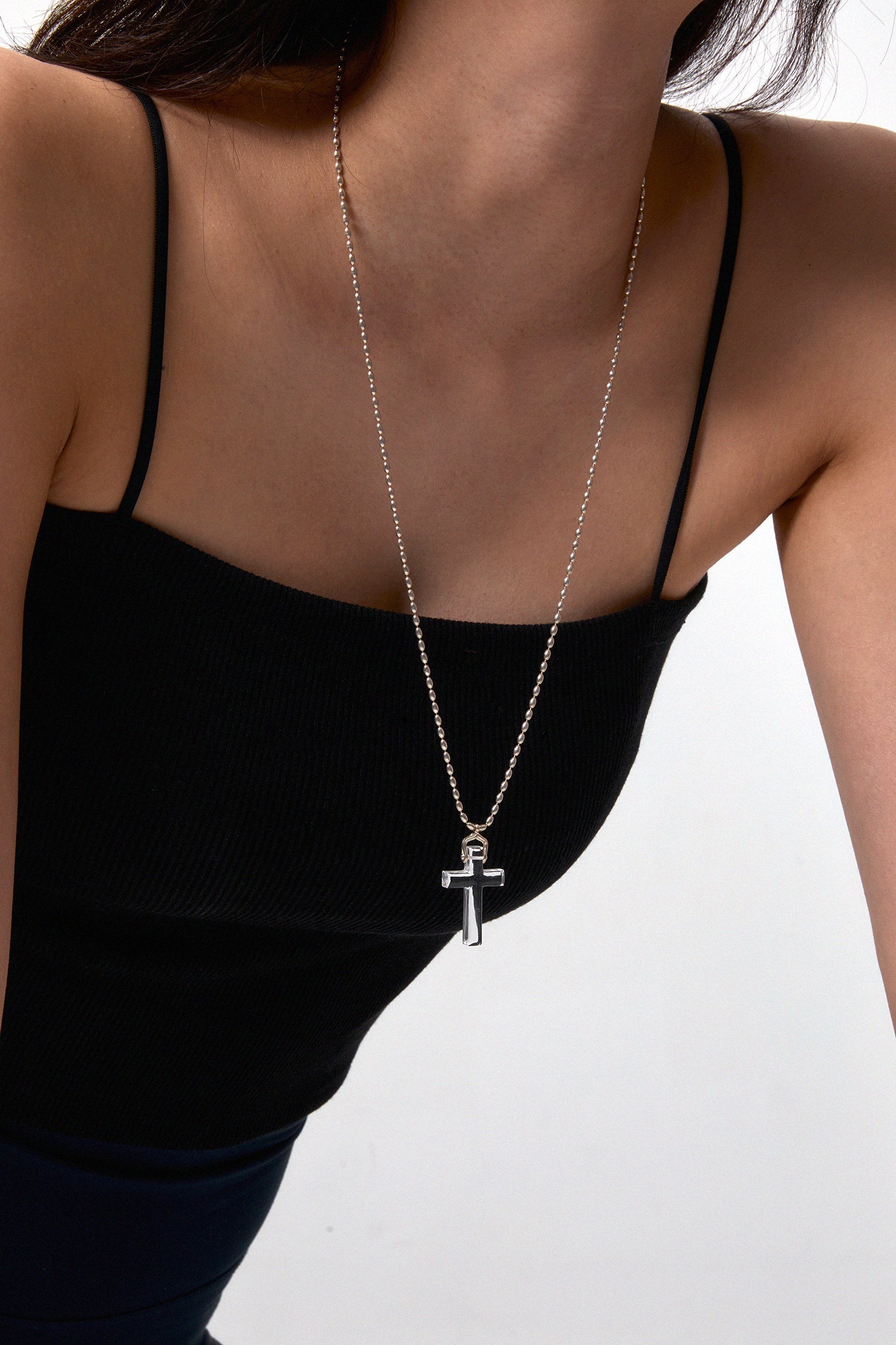 シルバー ブレスド クリアクォーツ ペンダント