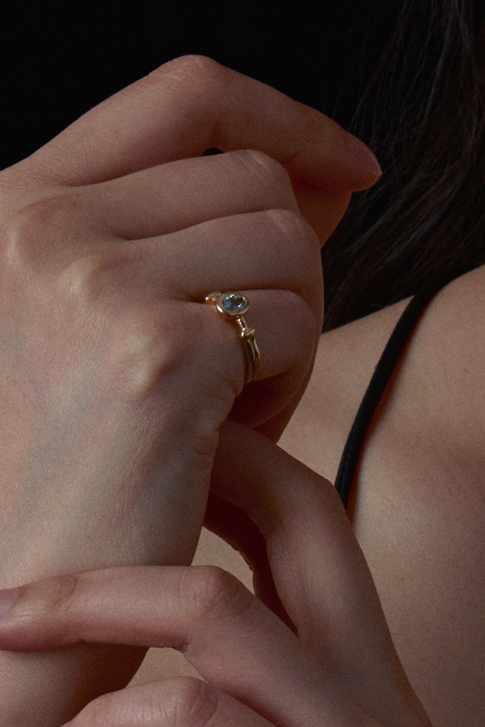 ルネサンスコラムアクアマリンリング