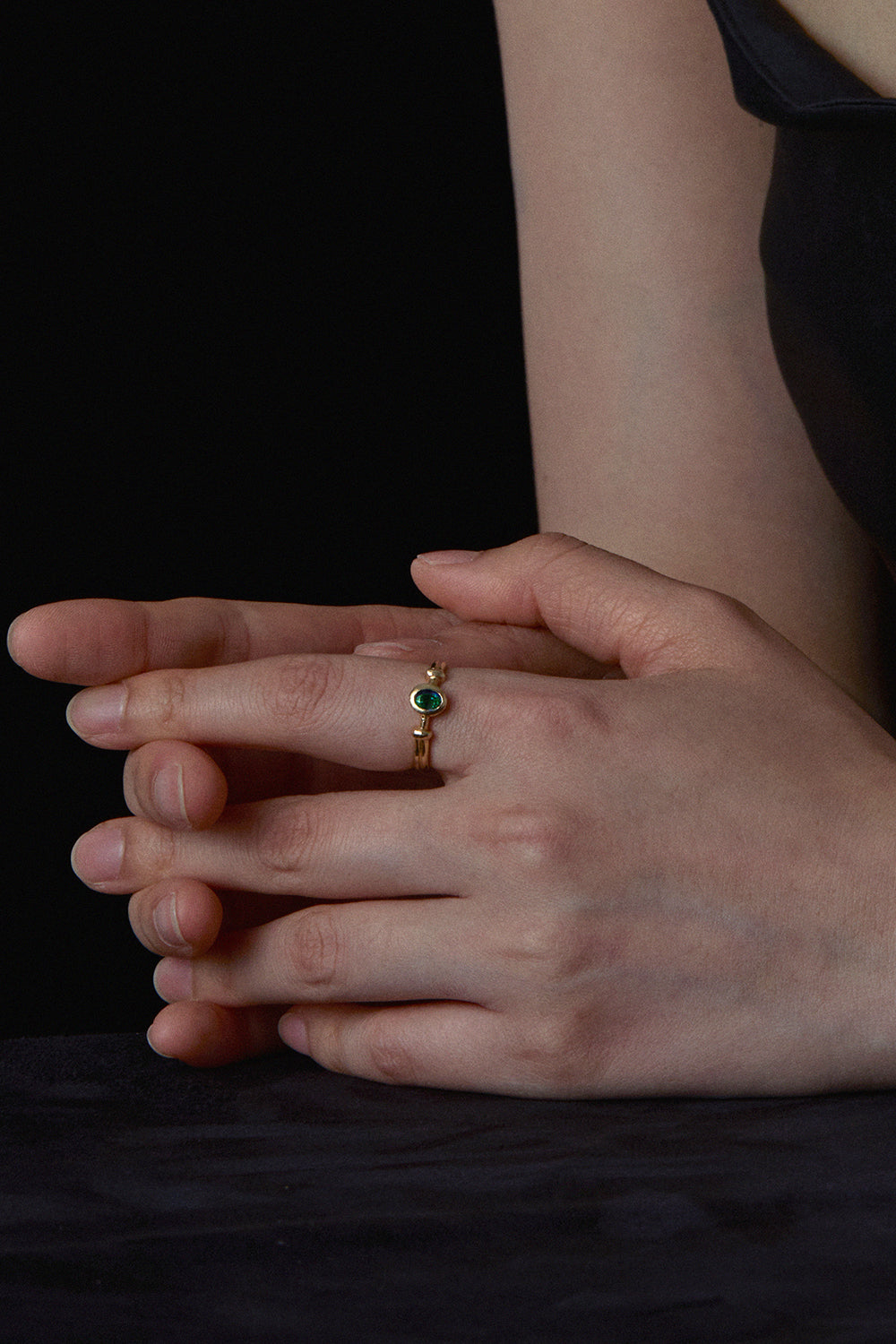 ルネサンスコラム ツァボライトガーネットリング