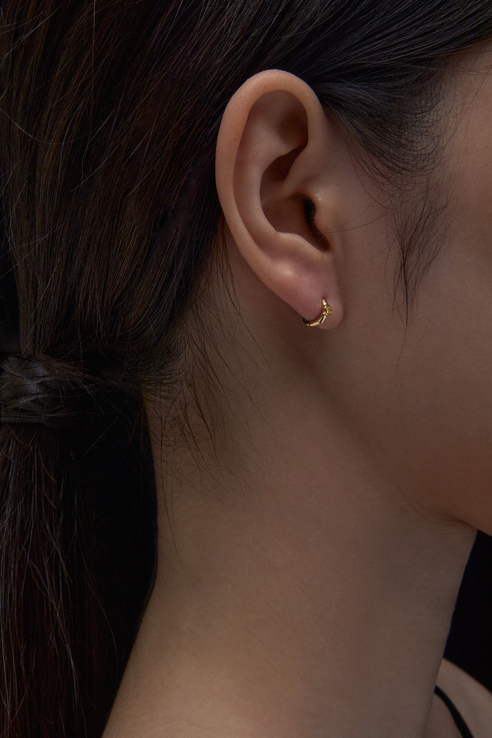 BOUCLES D'OREILLES ORB DIAMANT JAUNE RENAISSANCE