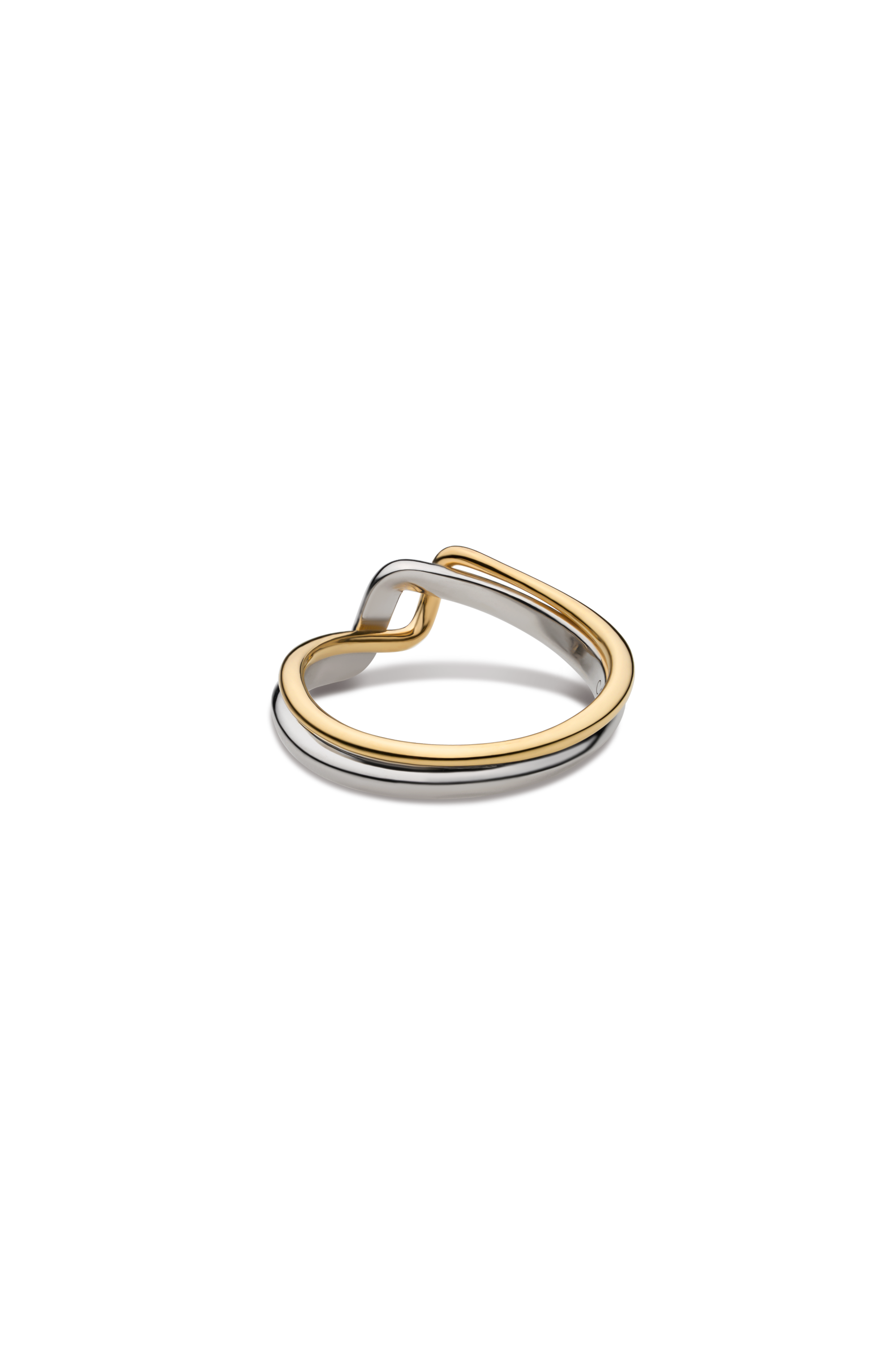 18K TRESSE BICOLOR RING