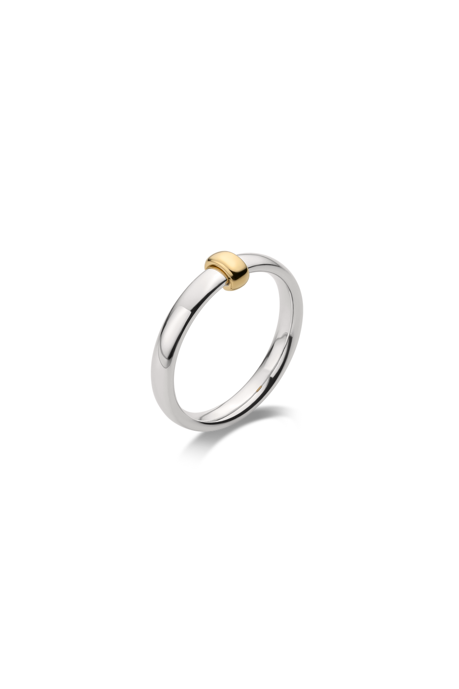 ORBIT SILVER & 10K GOLD RING