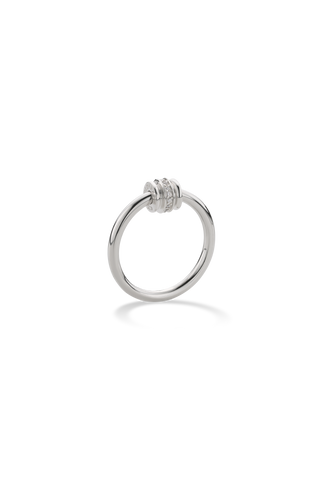 POTTERY VESSEL PAVE RING
