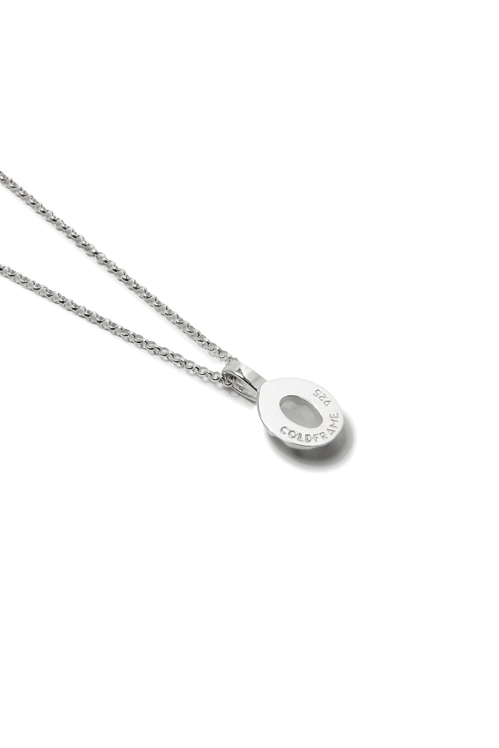 COLLIER ARGENT QUARTZ GRIFFE