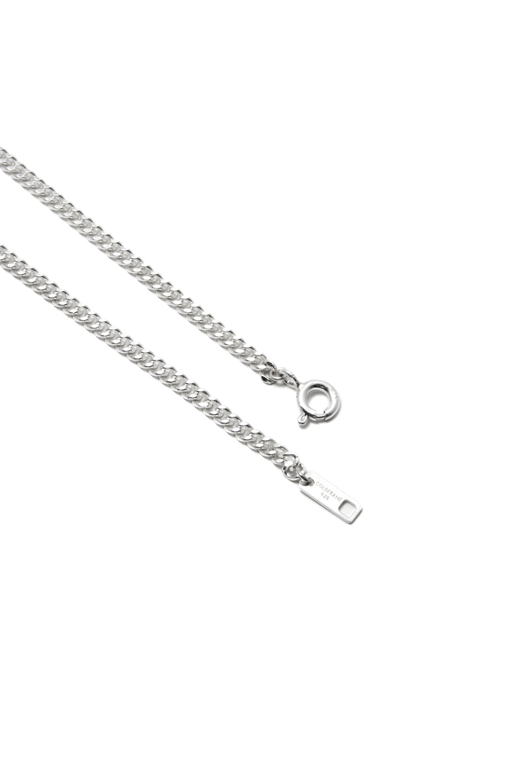 コールドホワイトパールスワールドロップネックレス