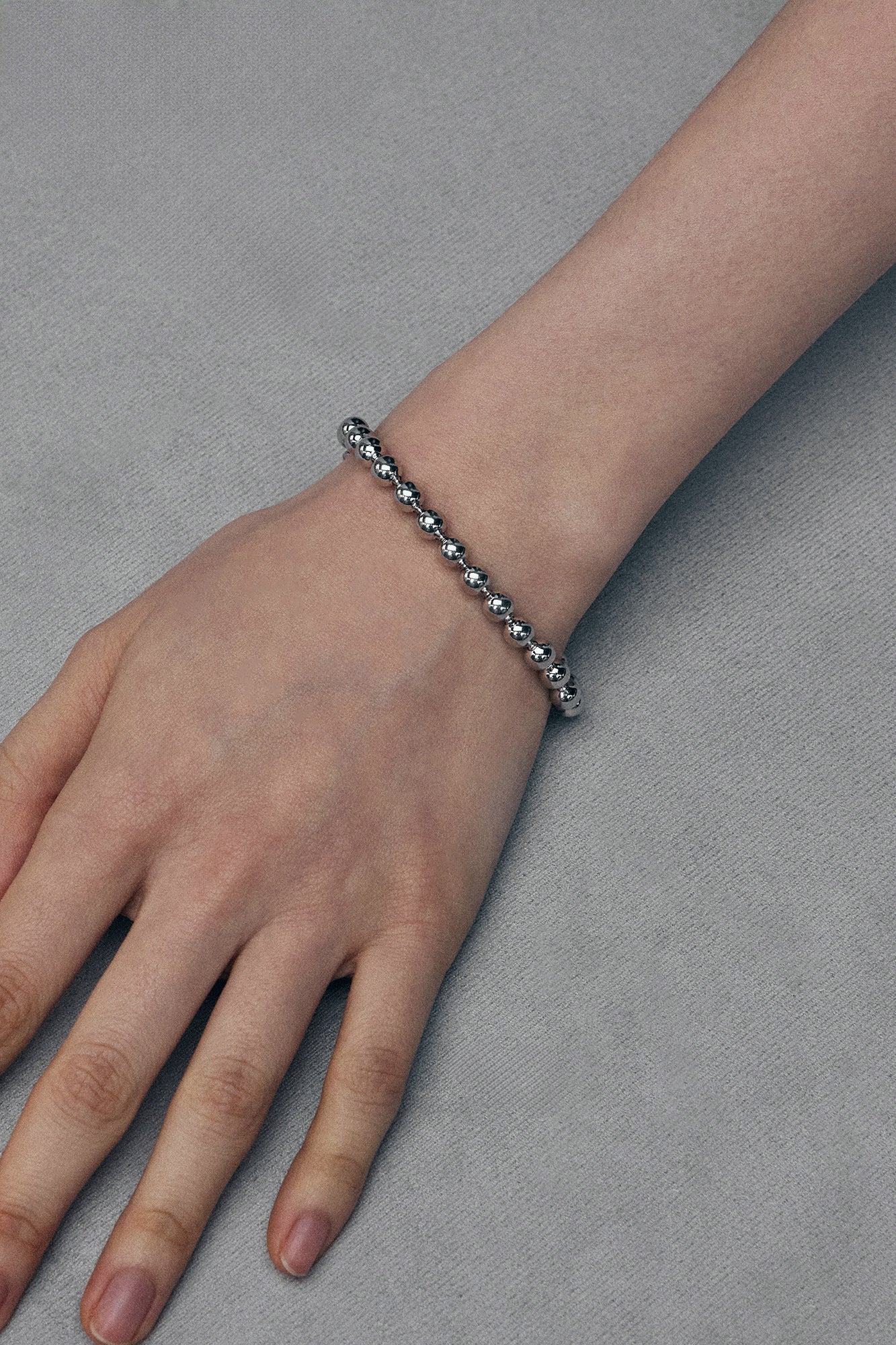 EVERYDAY SILVER BALL BRACELET