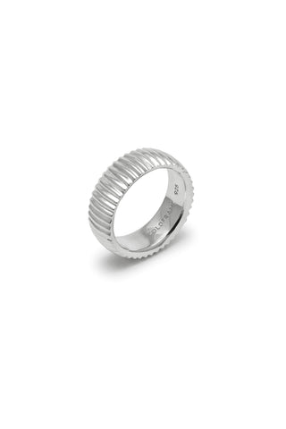 ESSENTIAL RIBBED SILHOUETTE RING SMALL