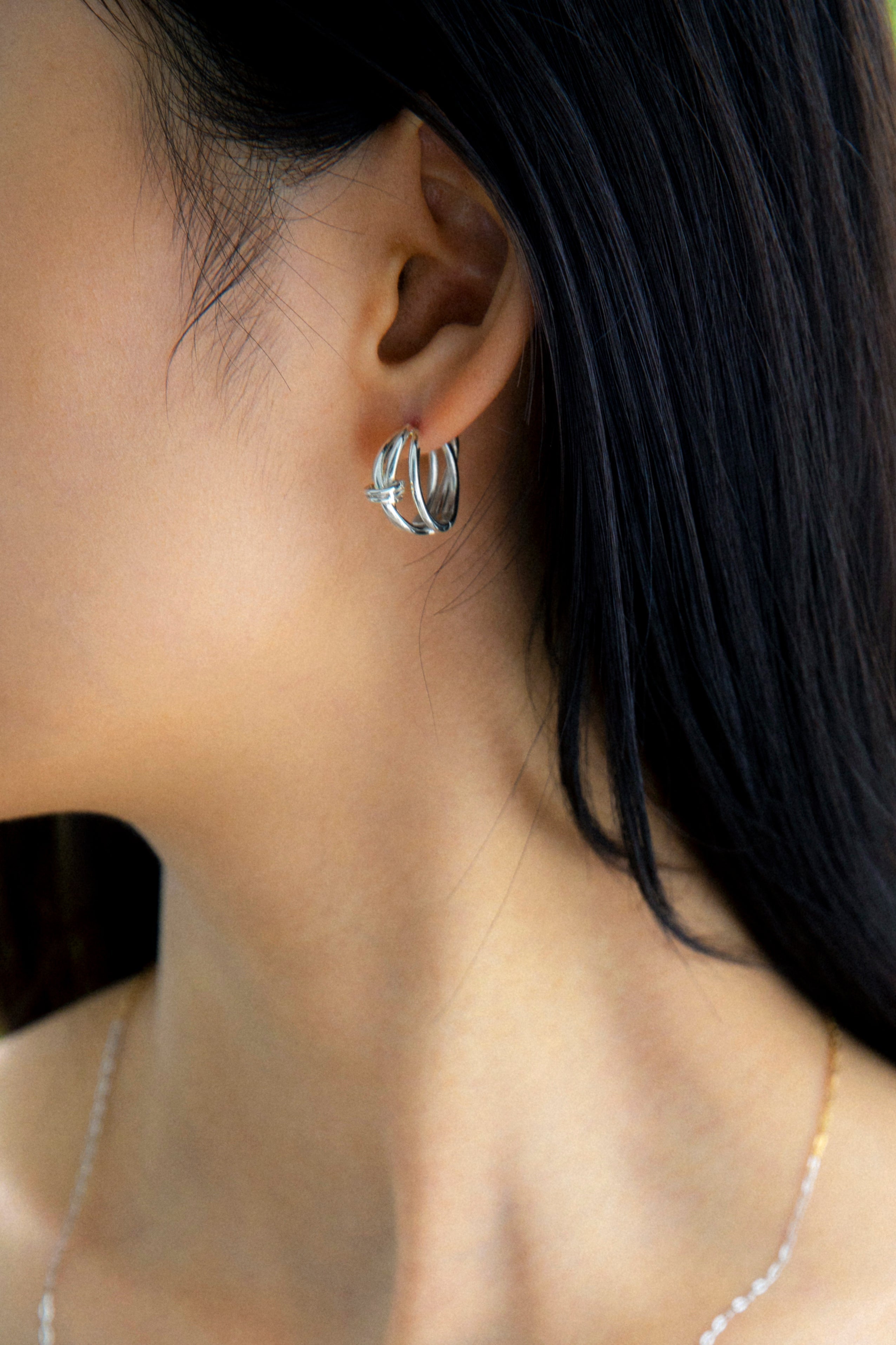 أقراط عقدة جوردين بولد