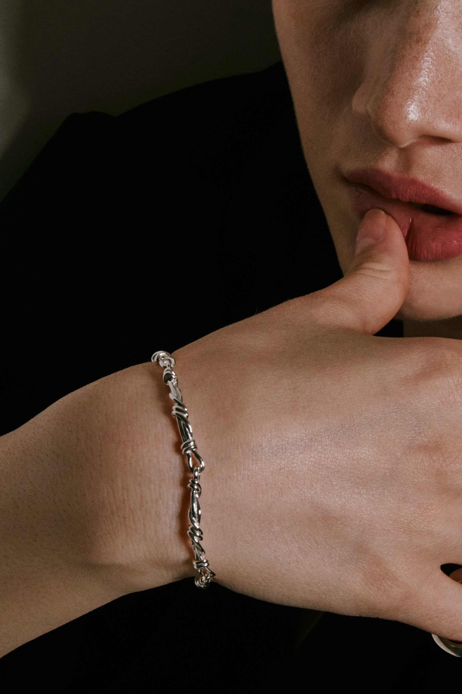 BRACCIALE A CATENA NODO GORDIANO