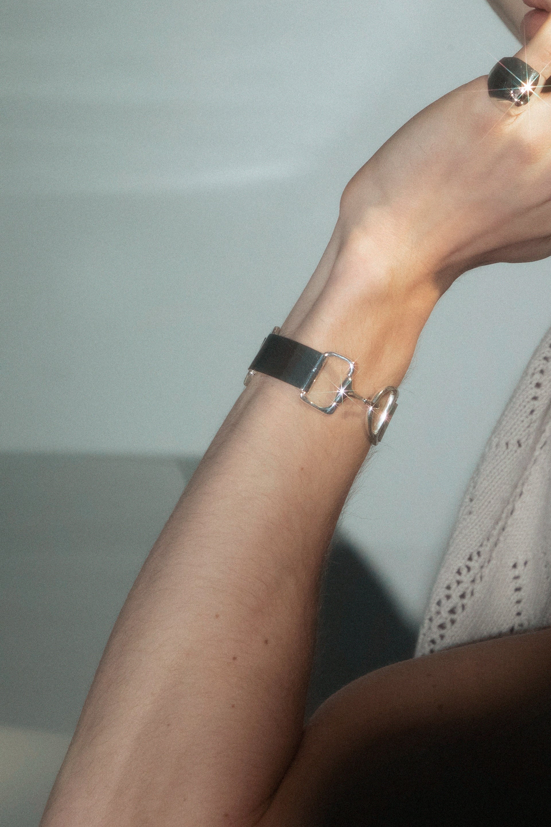 ネイビーライフジャケットベルトボールド