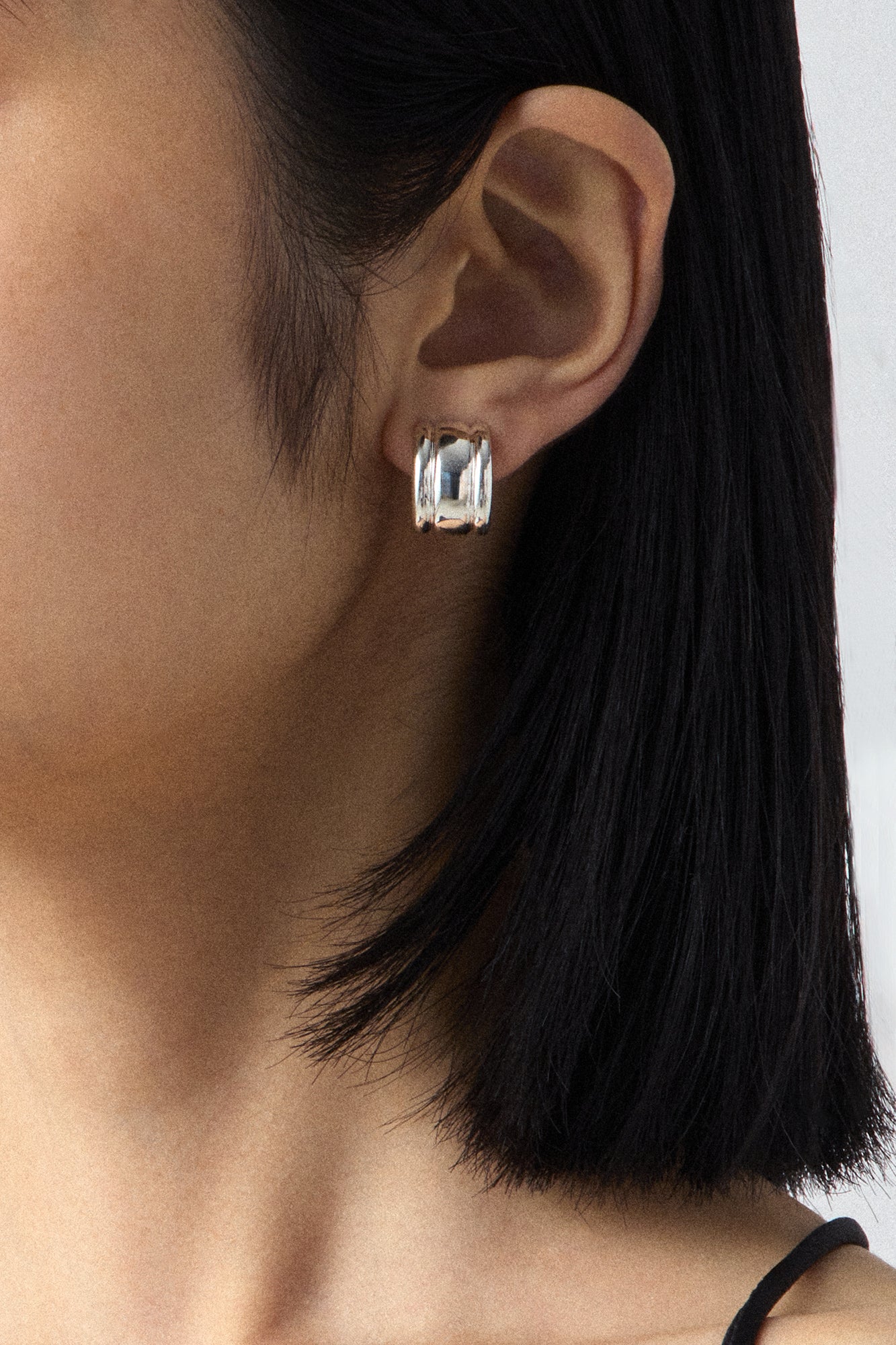 陶器の器クリップオンイヤリング