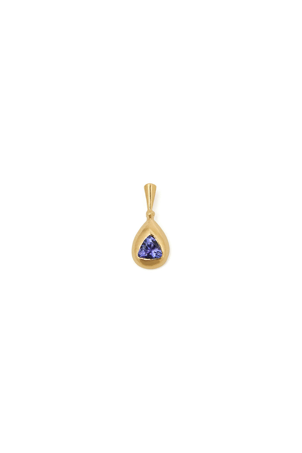 PENDENTIF GOUTTE RENAISSANCE TANZANITE