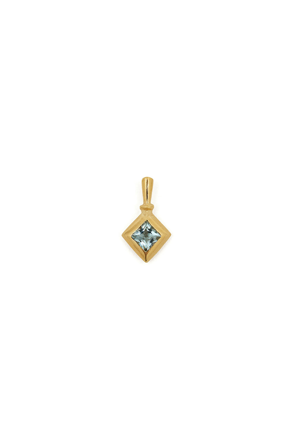 PENDENTIF LOSANGE RENAISSANCE AQUAMARINE
