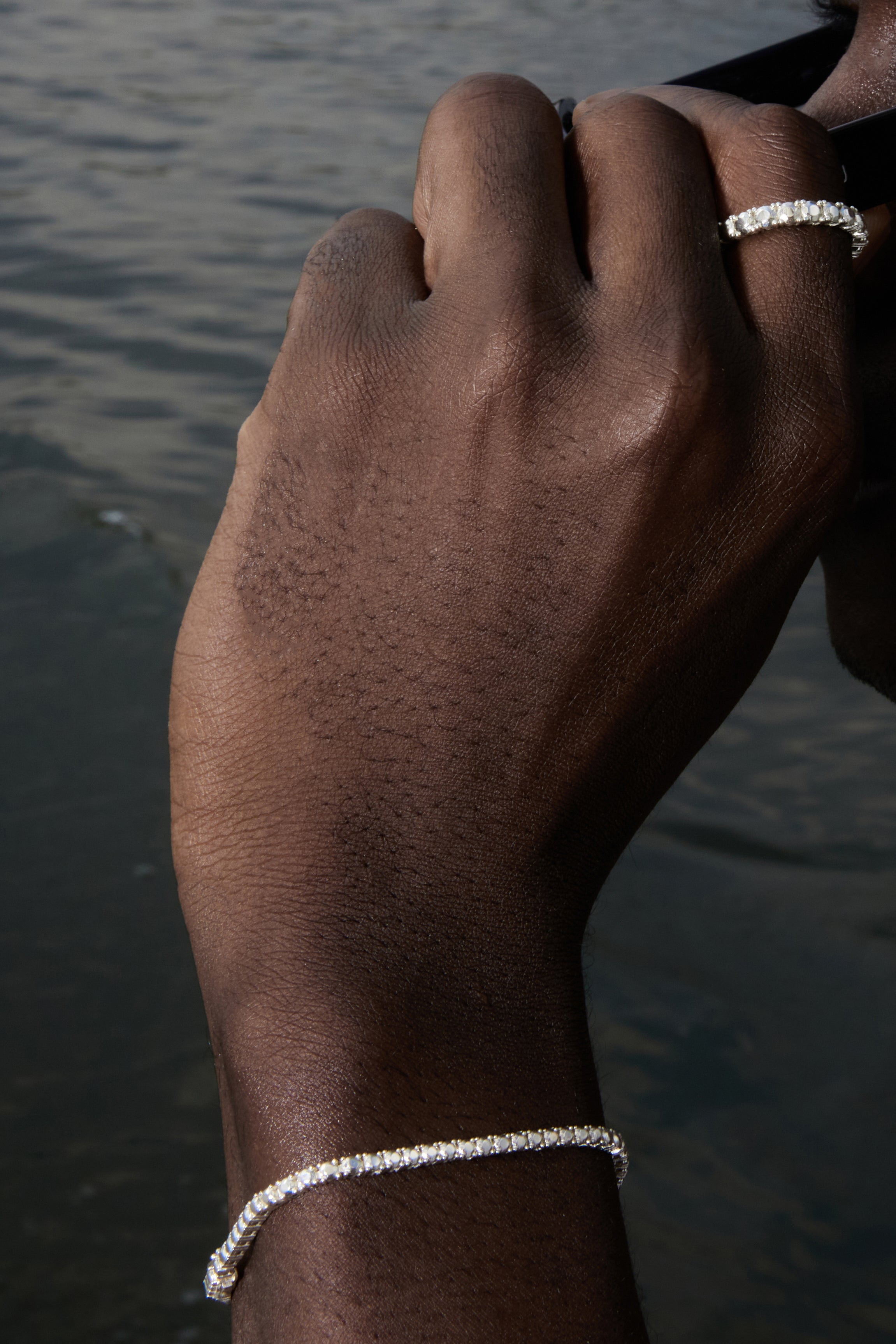 银钻网球手链 S