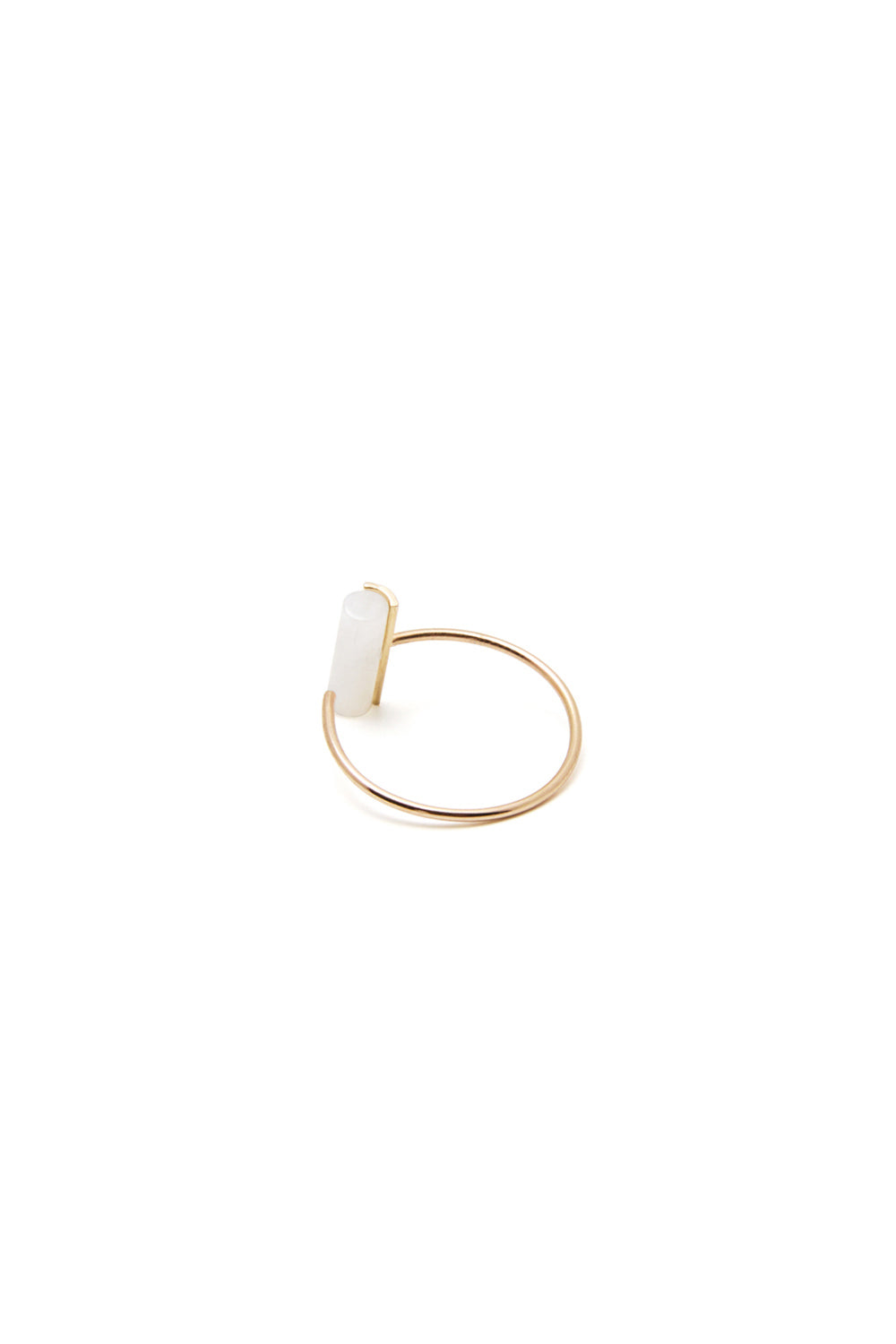 GOLD HOOP WITH QUARTZ S 2015