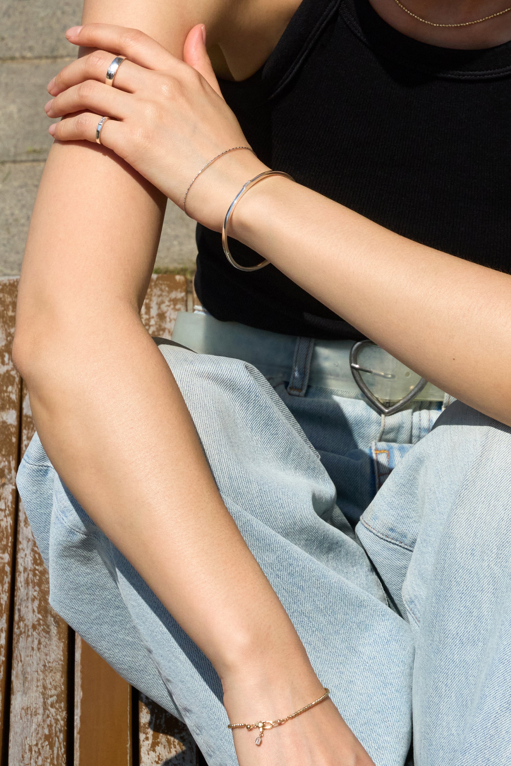 WHITE SAPPHIRE BRACELET