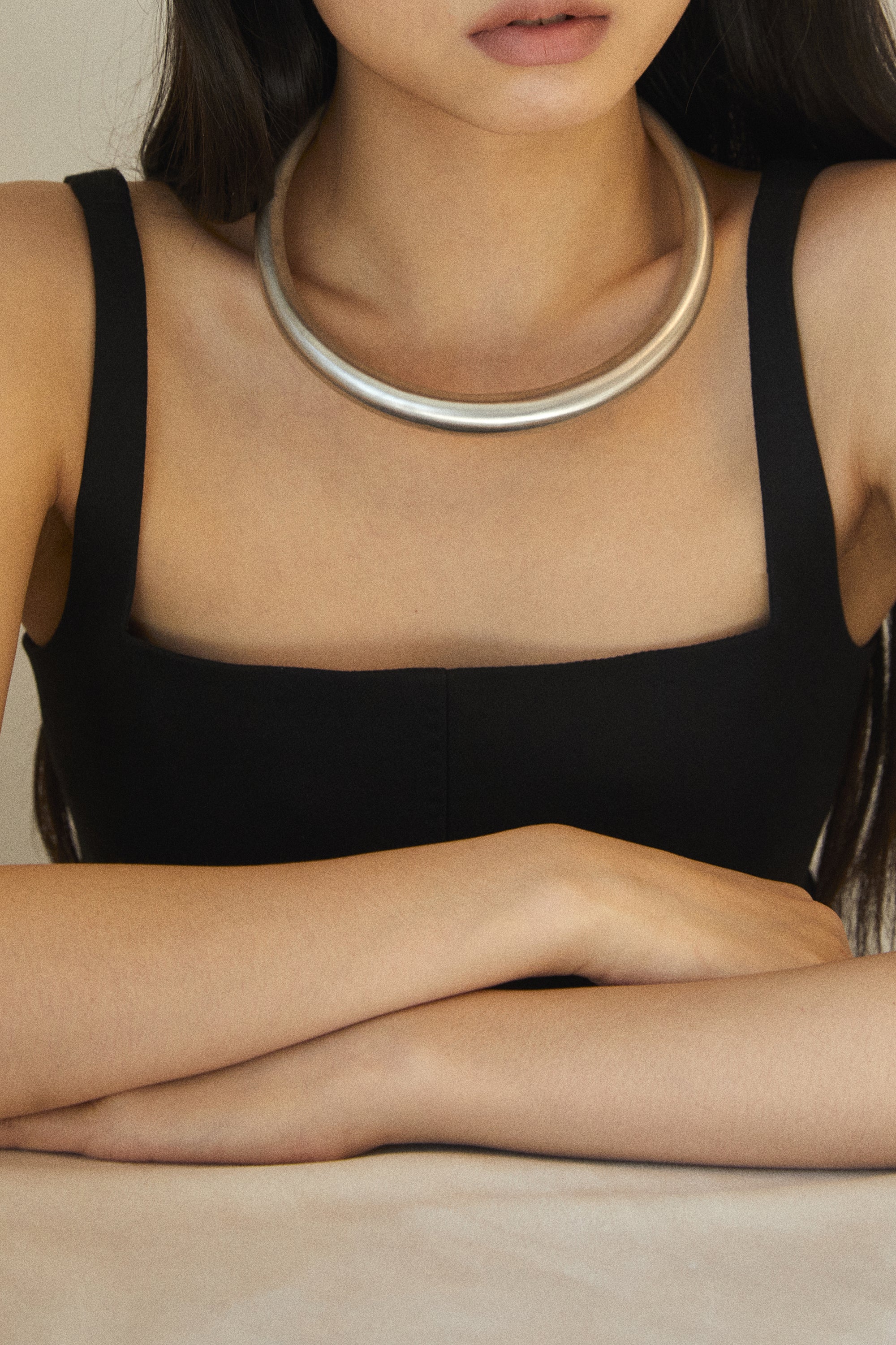 新款奢华哑光领子