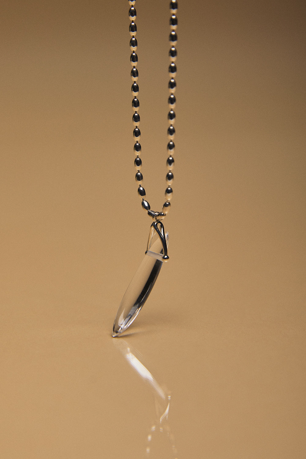 波西米亚椭圆石英贝壳项链