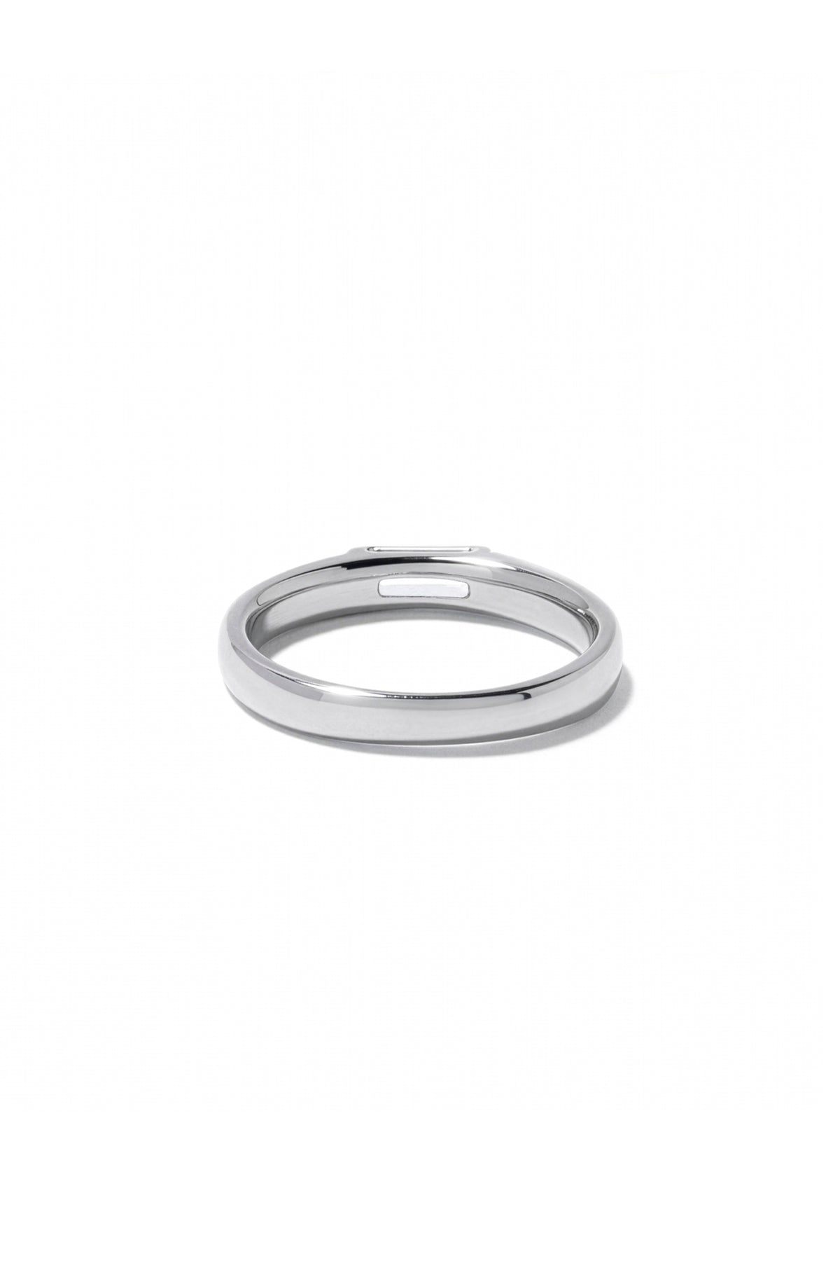 WHITE SAPPHIRE RING FOR LITTLE FINGER