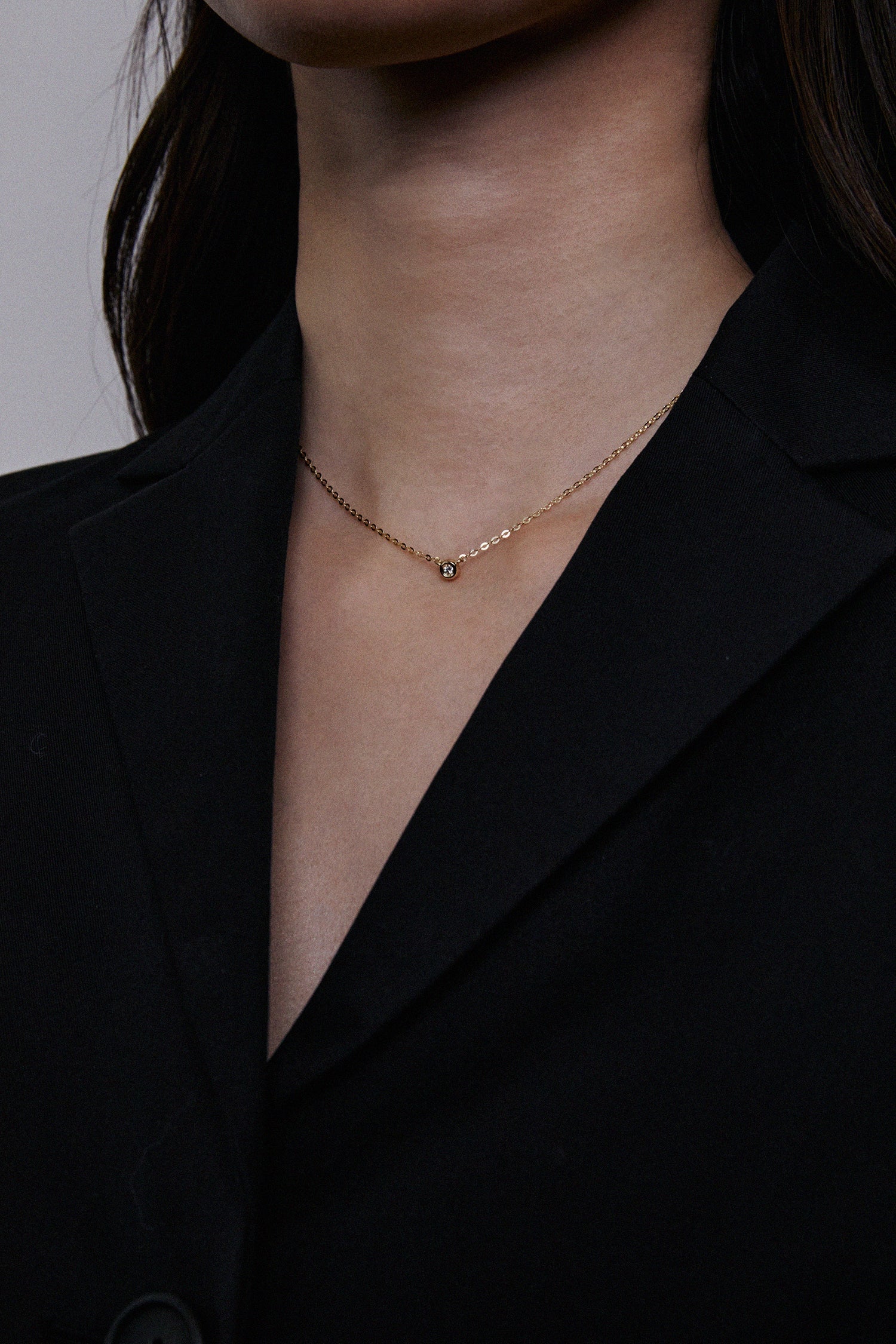 18Kゴールド ダイヤモンド パーフェクション ネックレス 大