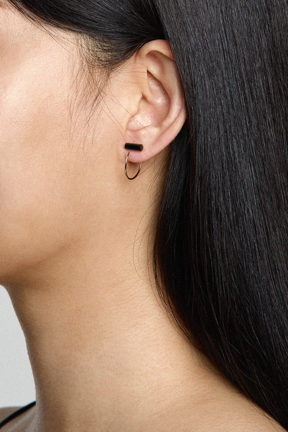 オニキス付きゴールドフープ S 2015