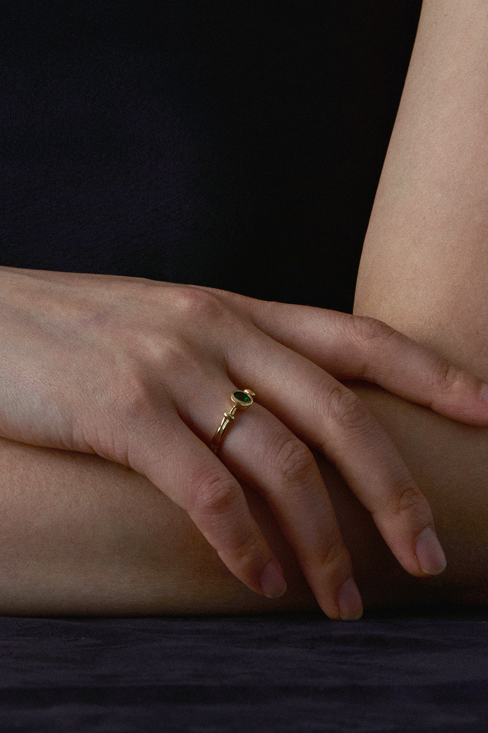 ルネサンスコラム ツァボライトガーネットリング