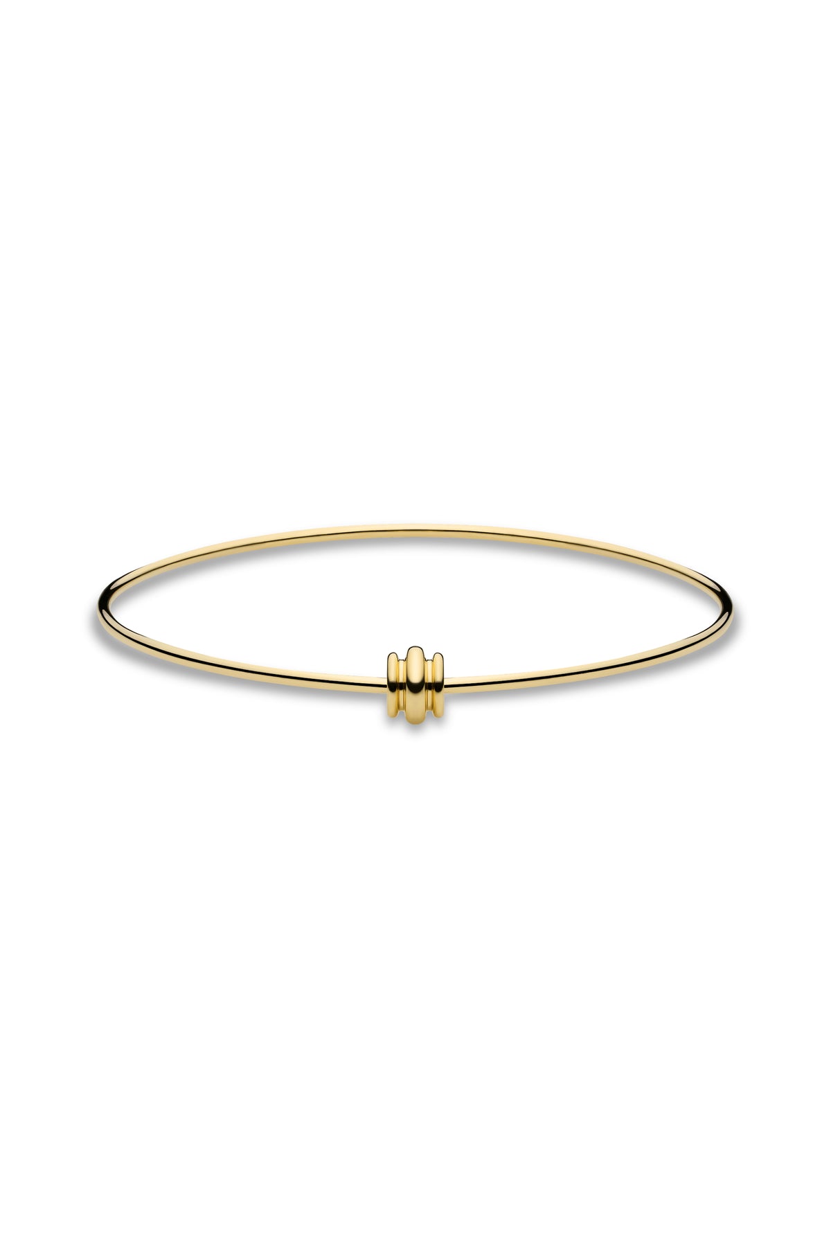 10K GOLD POTTERY VESSEL BANGLE