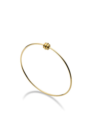 10K GOLD POTTERY VESSEL BANGLE