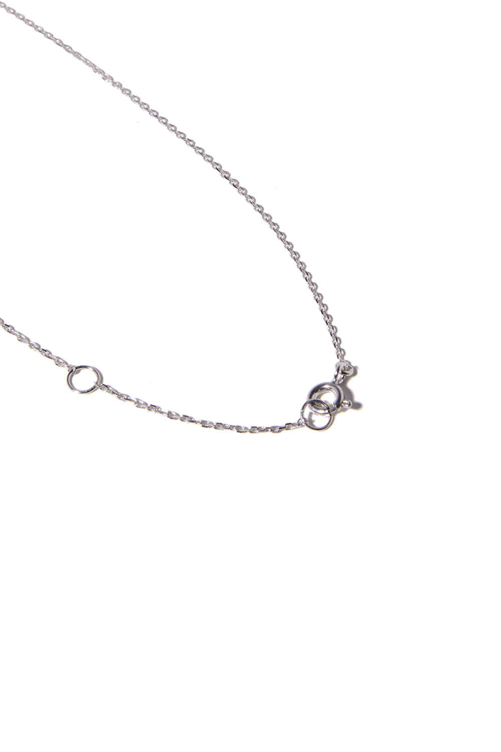 10Kホワイトゴールド ミニ エターナル ブルー ラブラドライト ネックレス