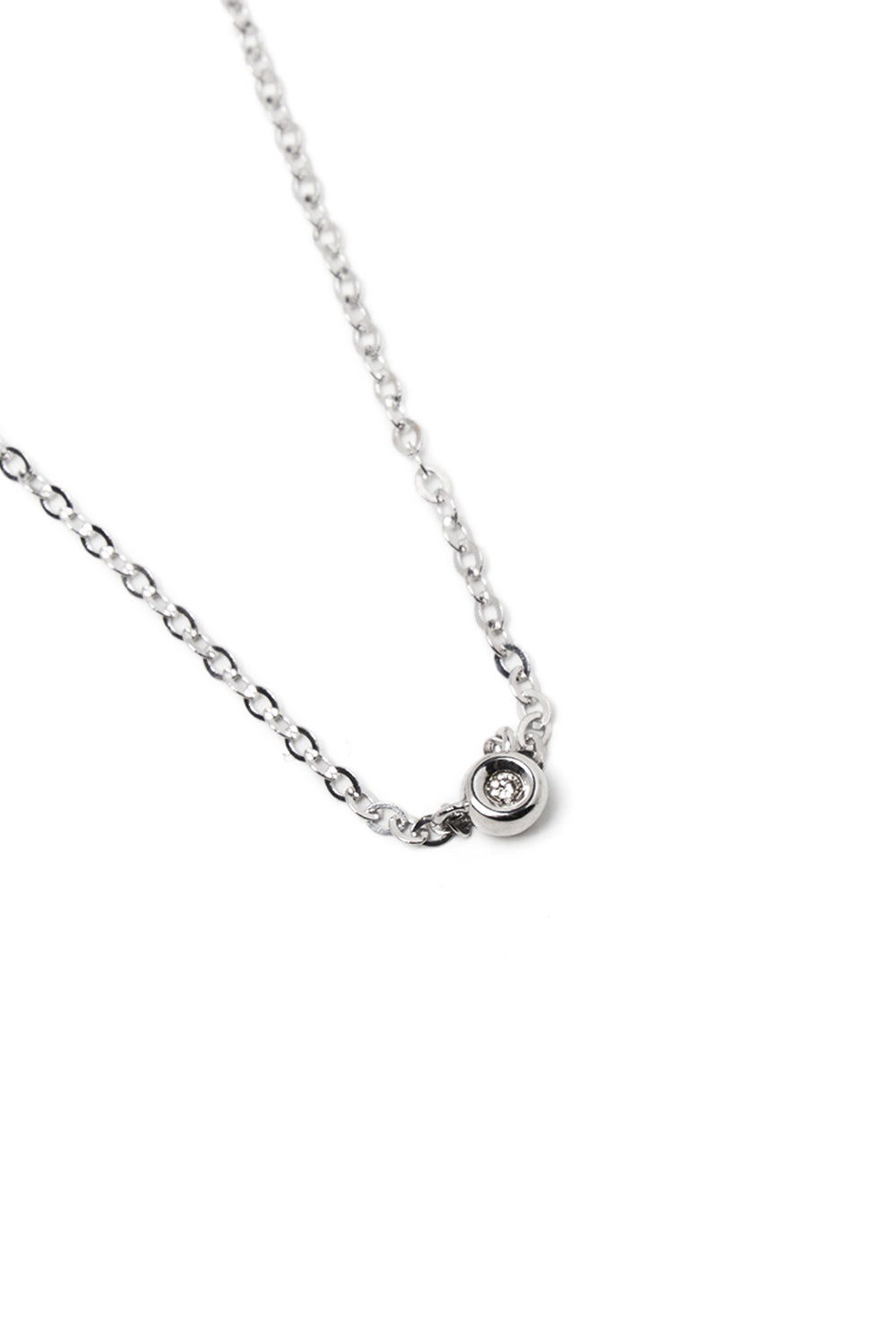 18K ホワイトゴールド ダイヤ パーフェクション ネックレス 大