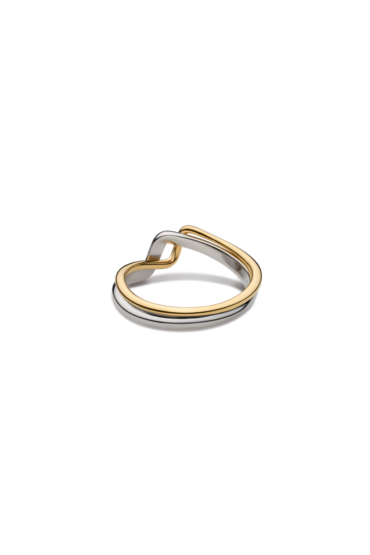 18K TRESSE BICOLOR RING