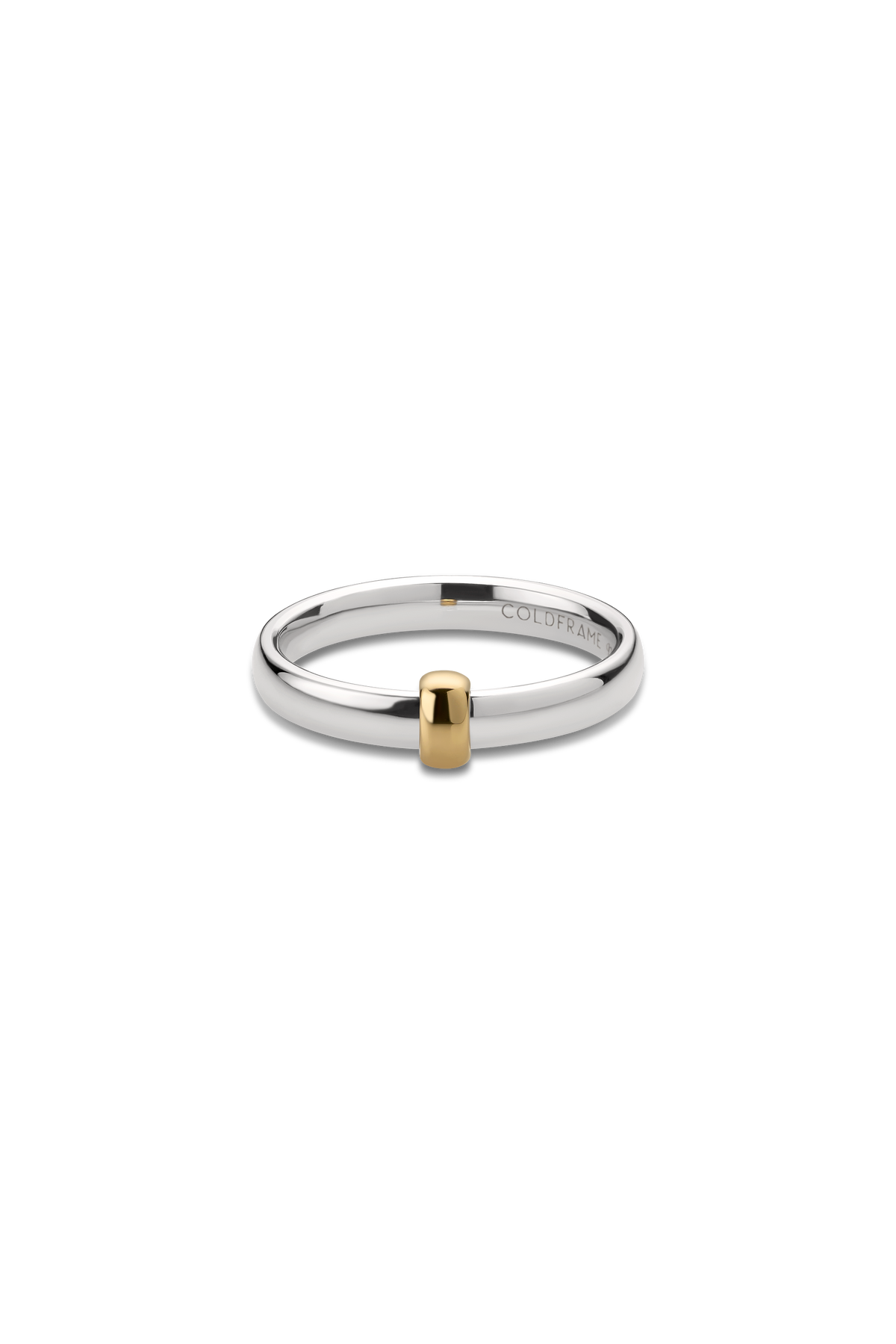 ORBIT SILVER & 10K GOLD RING