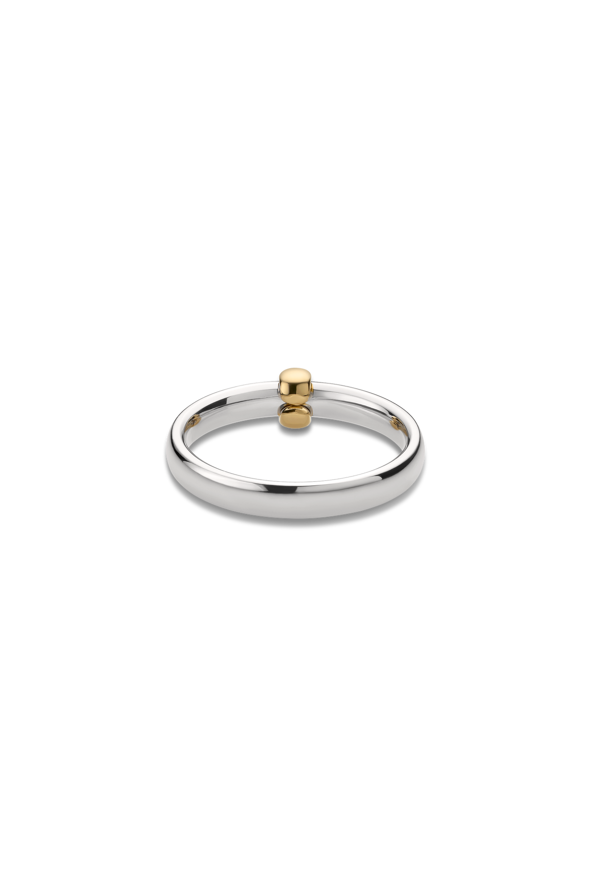 ORBIT SILVER & 10K GOLD RING