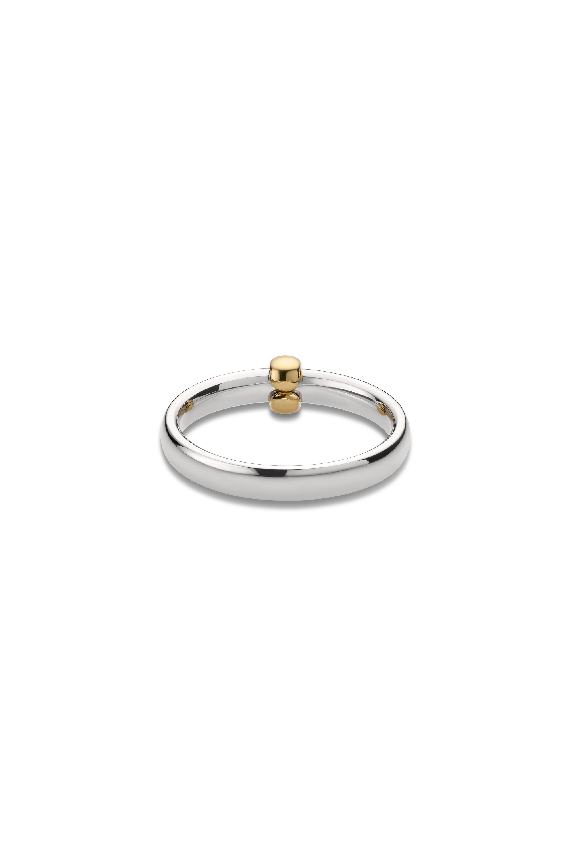 ORBIT SILVER & 10K GOLD RING