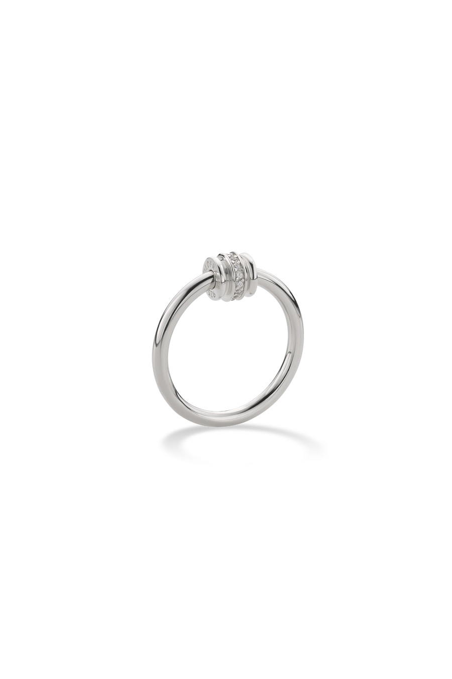 POTTERY VESSEL PAVE RING