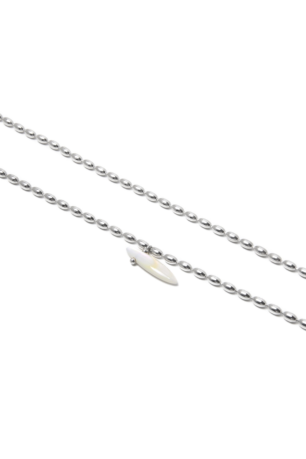 波西米亚椭圆石英贝壳项链