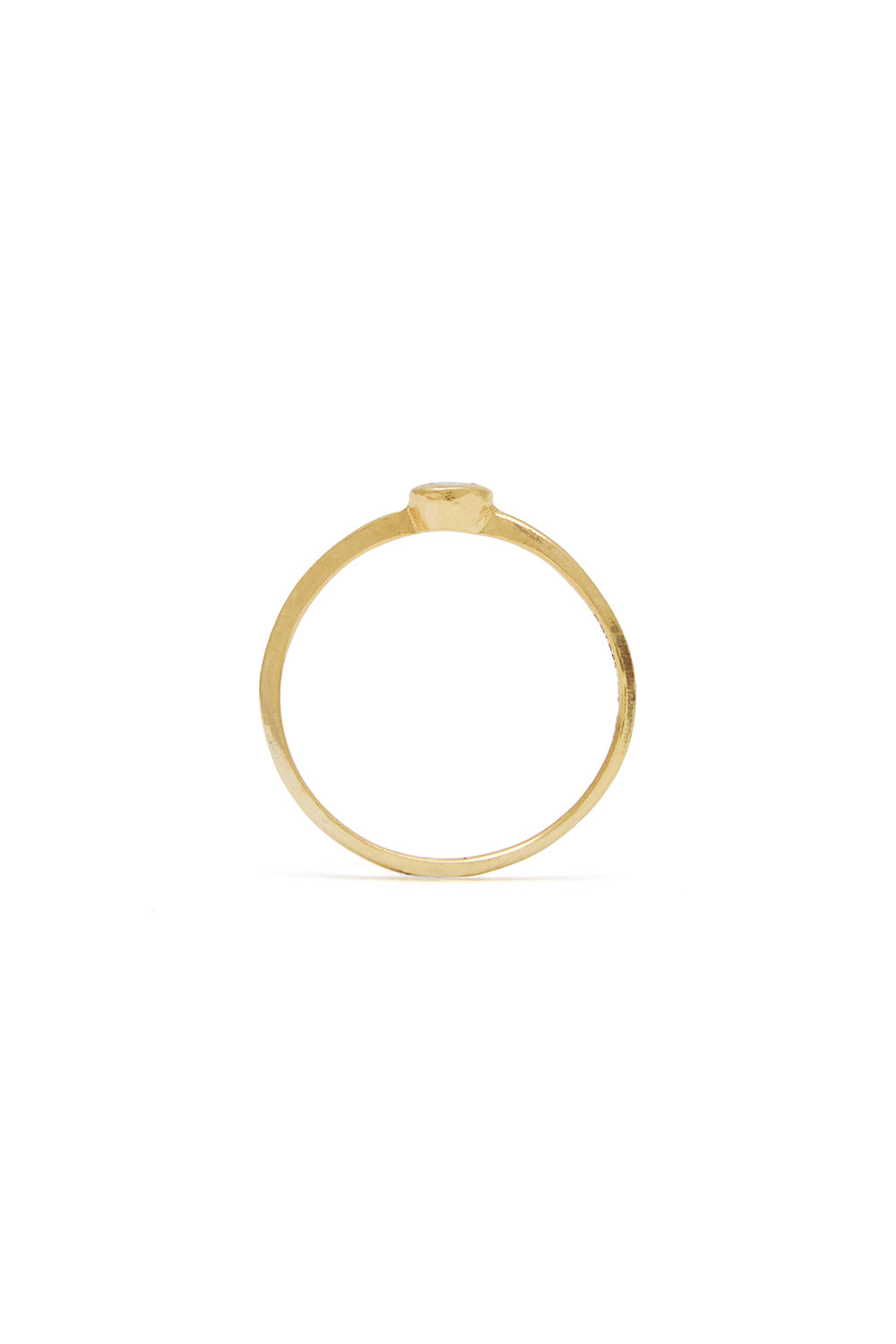 ルネサンス ウェービー メタリックグレー ダイヤモンドリング