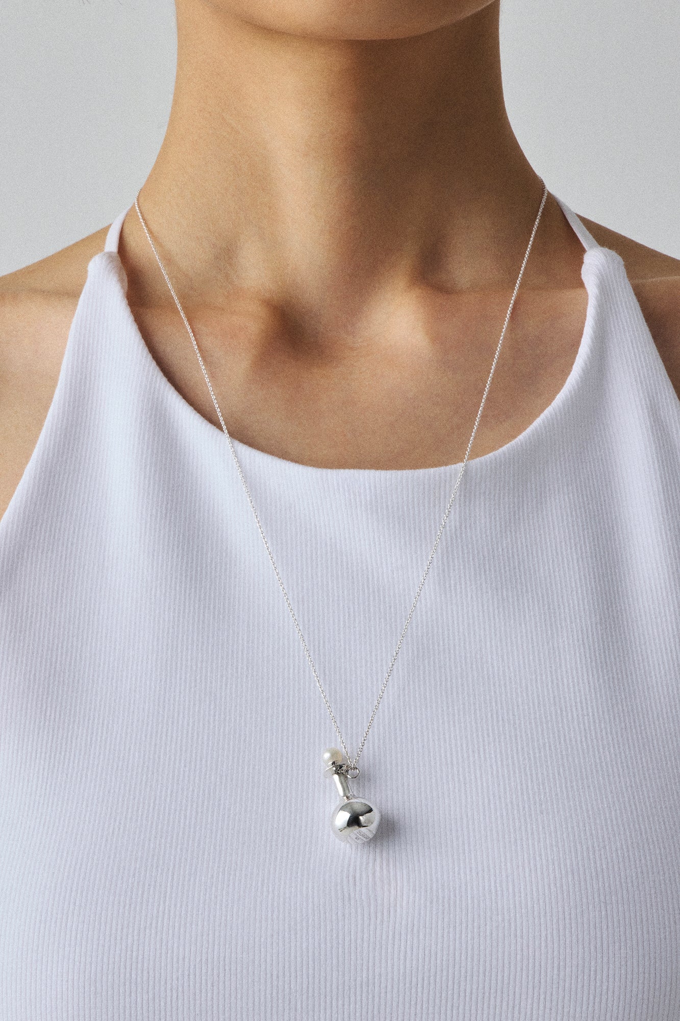 ボトルパールネックレス