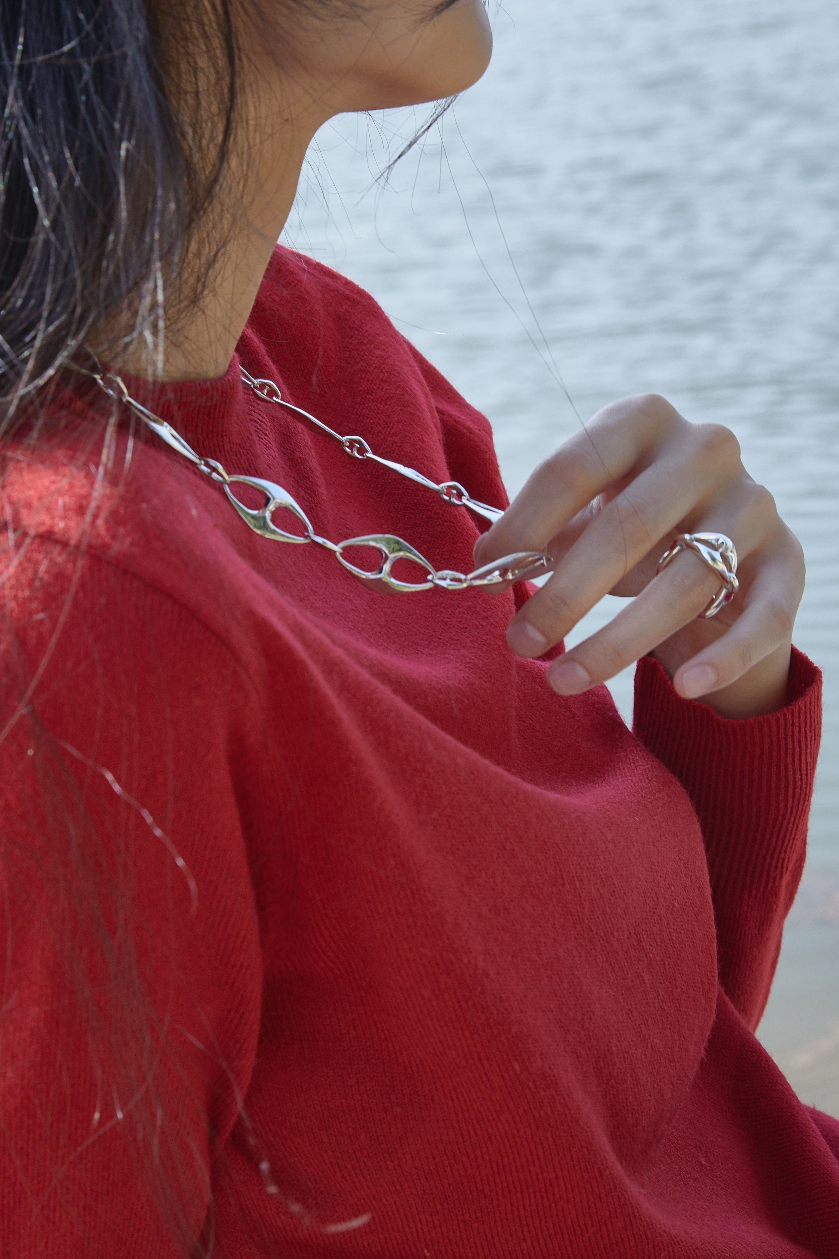 CF COLLANA CHAÎNE ANCRE GRANDE