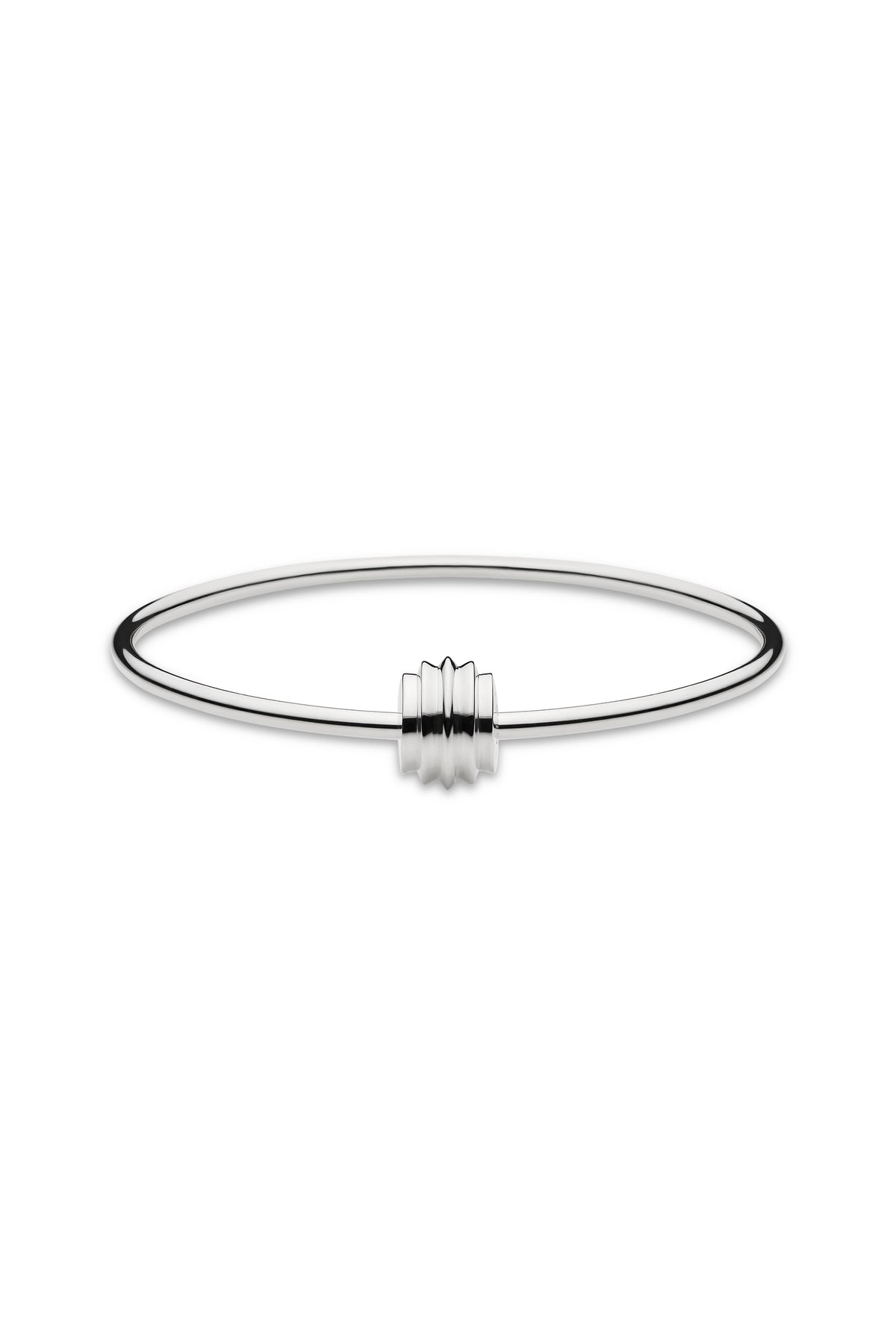 ESSENTIAL RIBBED SILHOUETTE BANGLE