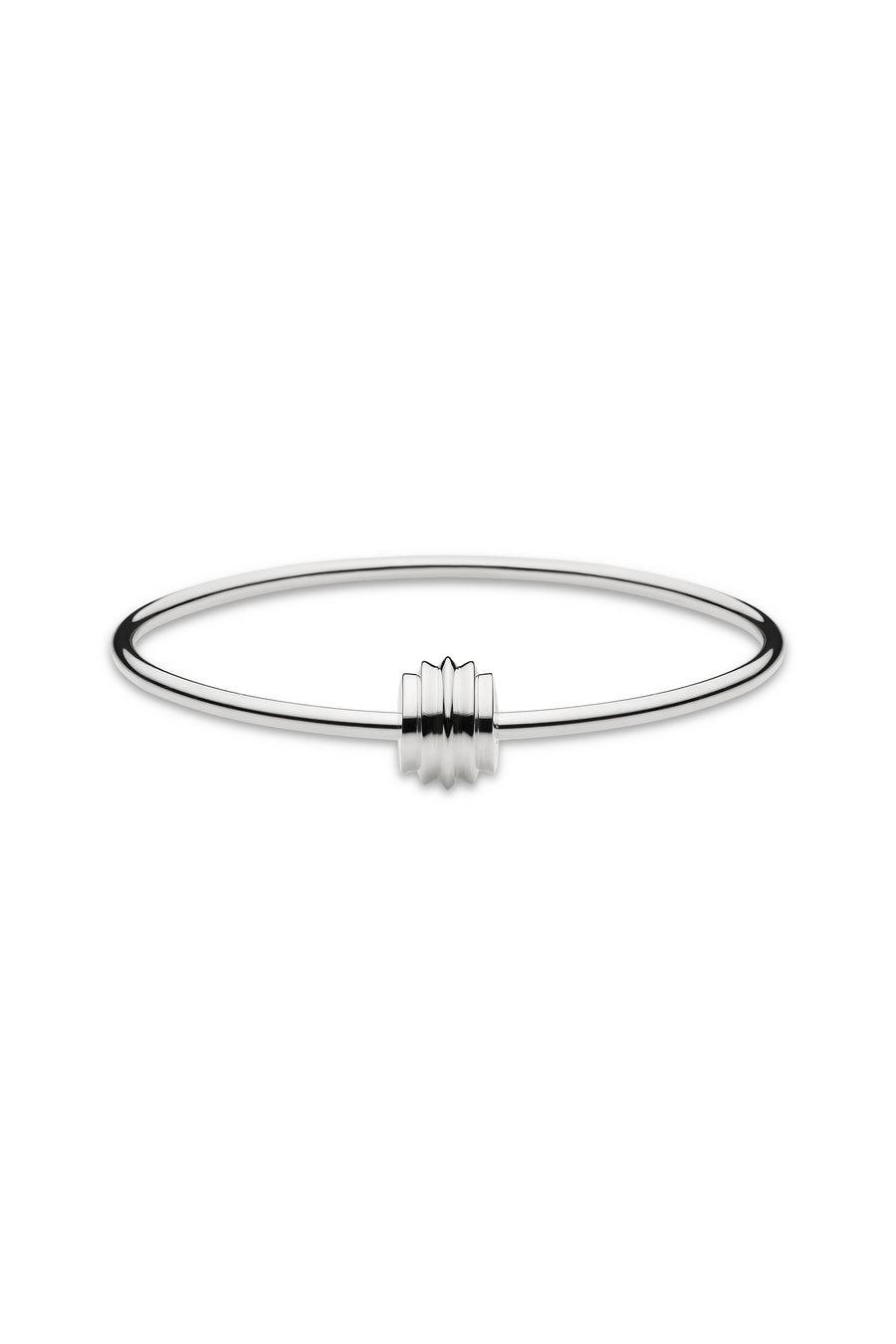 ESSENTIAL RIBBED SILHOUETTE BANGLE