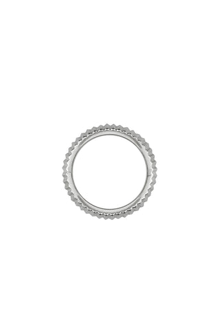 ESSENTIAL RIBBED SILHOUETTE RING SMALL