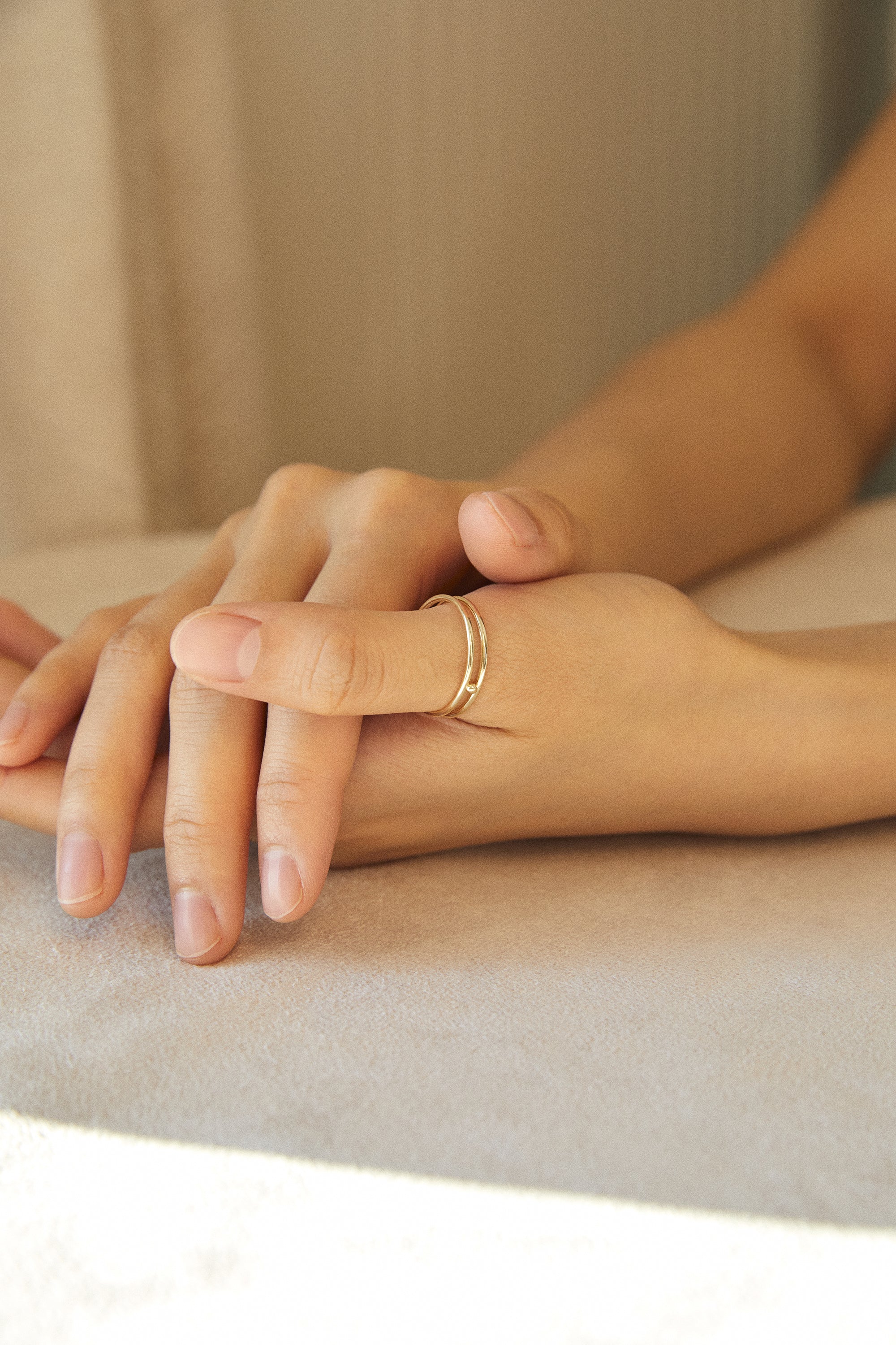 10K黄金完美戒指