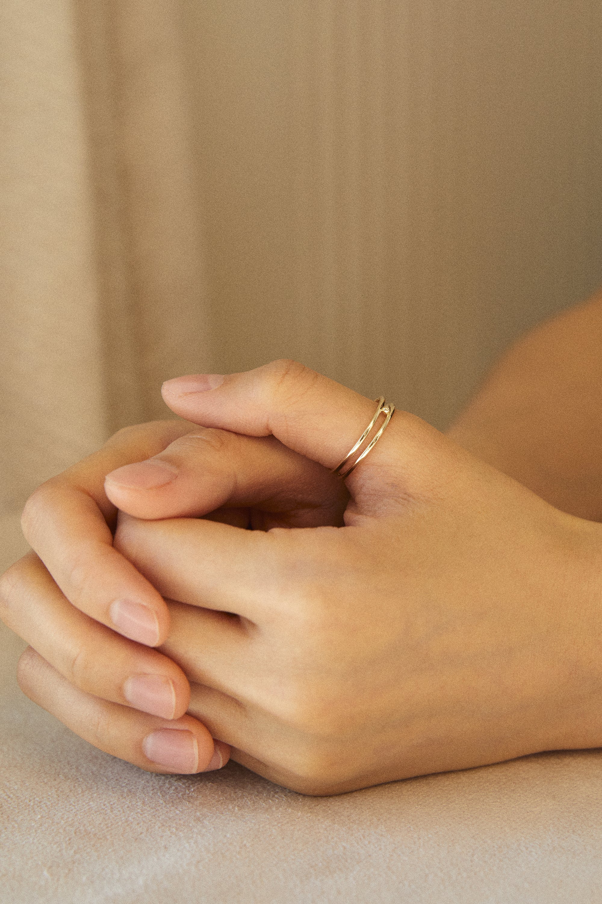 10K黄金完美戒指