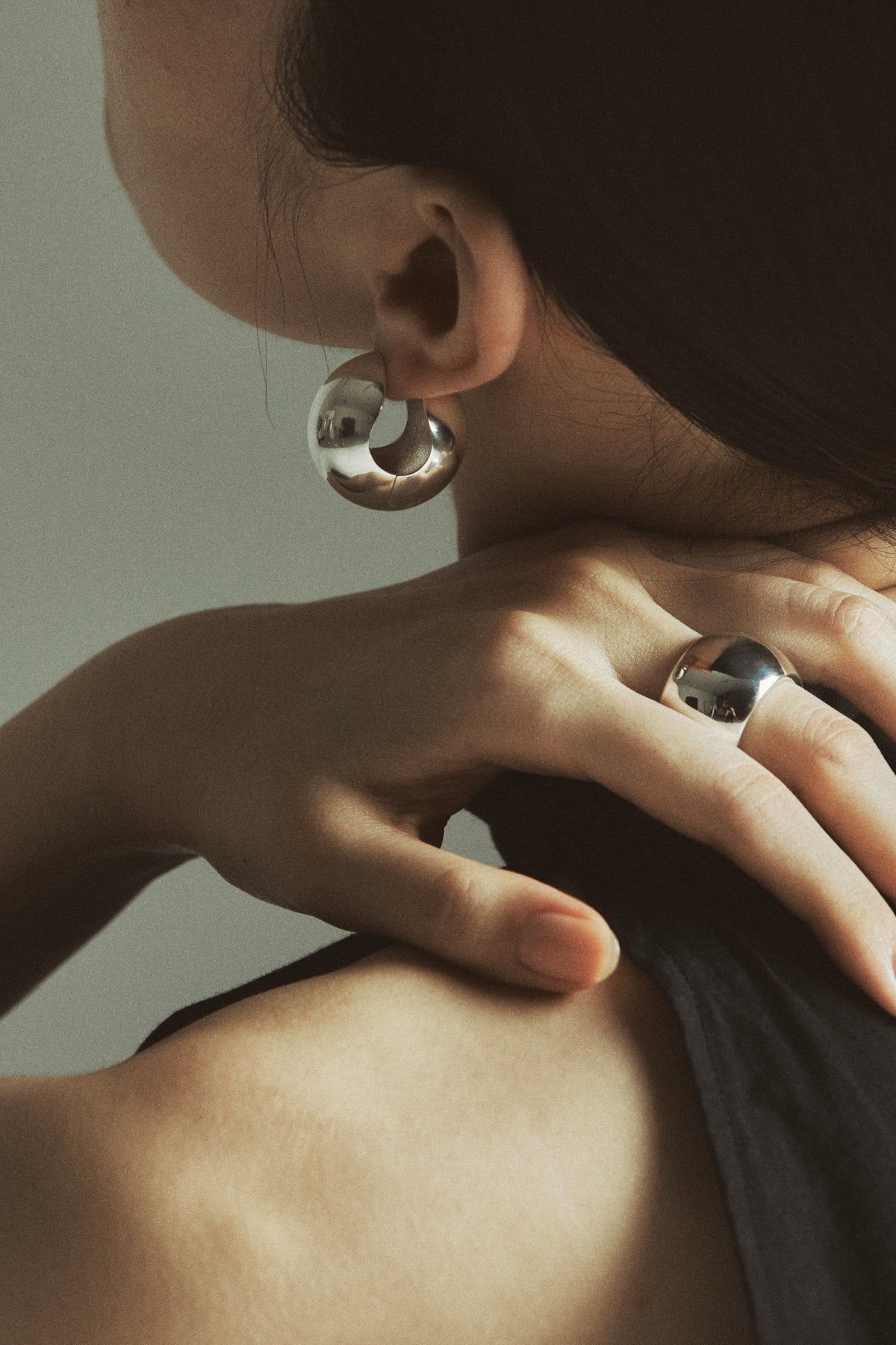 NEW LUX HUGGIE EARRINGS