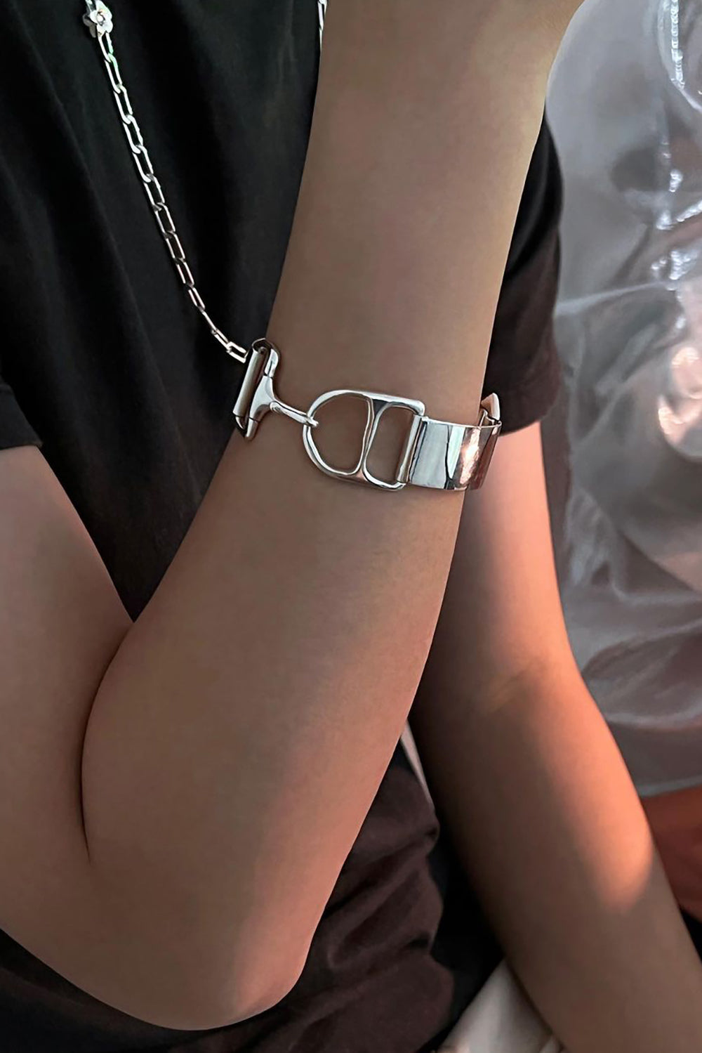 ネイビーライフジャケットベルトボールド