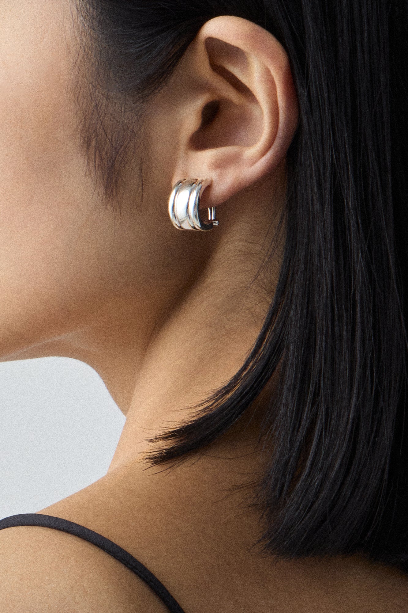 陶器の器クリップオンイヤリング