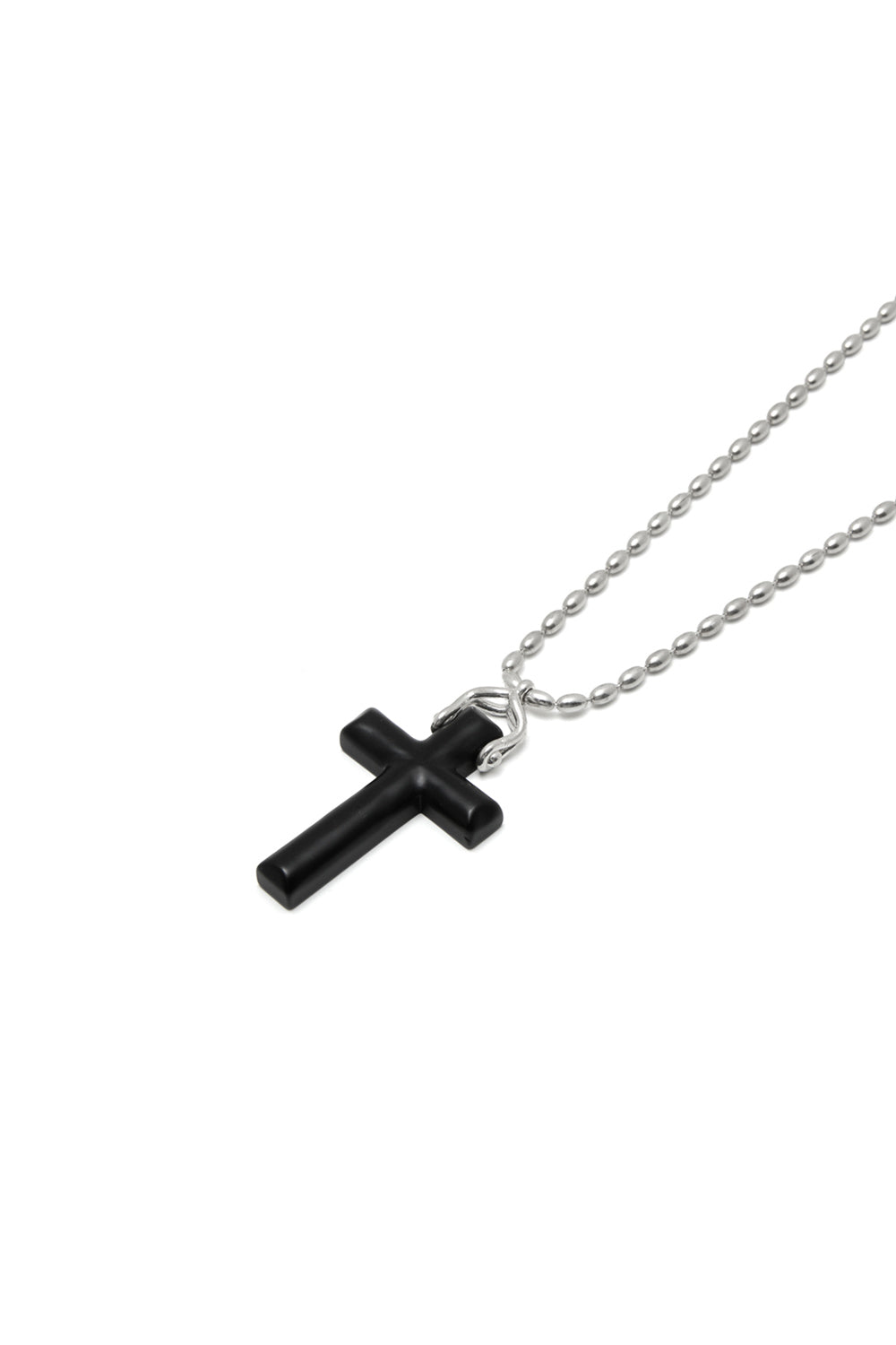 シルバー ブレスド 不透明 ブラック オニキス ペンダント