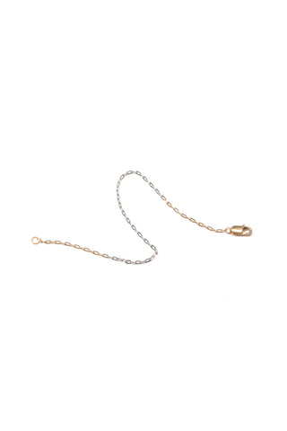 TWO TONES GOLD CHAIN BRACELET